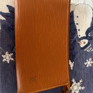 Louis Vuitton Tan Leather Clutch